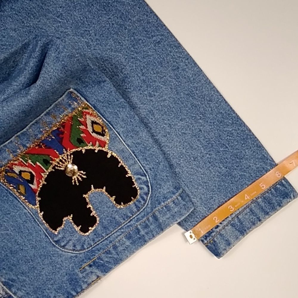 THE FRONTIER COLLECTION VINTAGE COWGIRL DENIM WOMEN'S JACKETS SIZE M - Picture 13 of 13